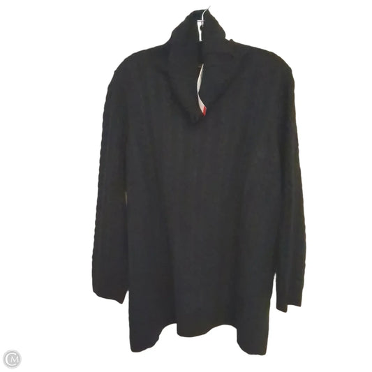 Sweater Cashmere By Talbots In Black, Size: 2x