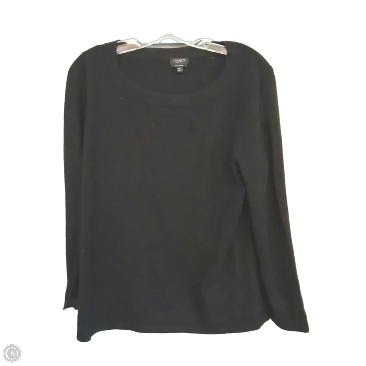 Sweater By Talbots In Black, Size: 1x cashmere