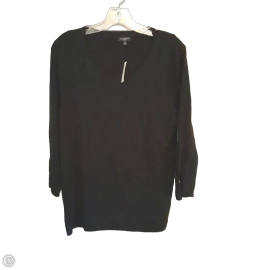 Top Long Sleeve Basic By Talbots In Black, Size: 1x