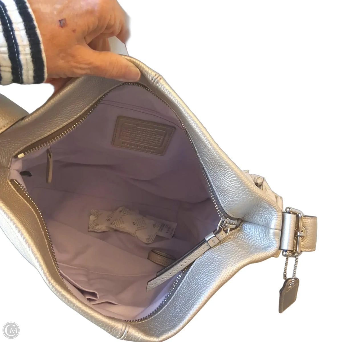 Handbag Designer By Coach, Size: Medium