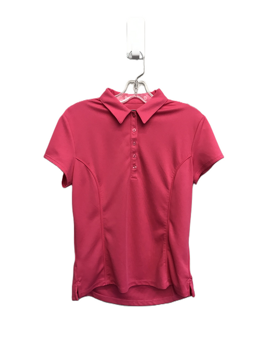 Athletic Top Short Sleeve By Pga Gold Size: M