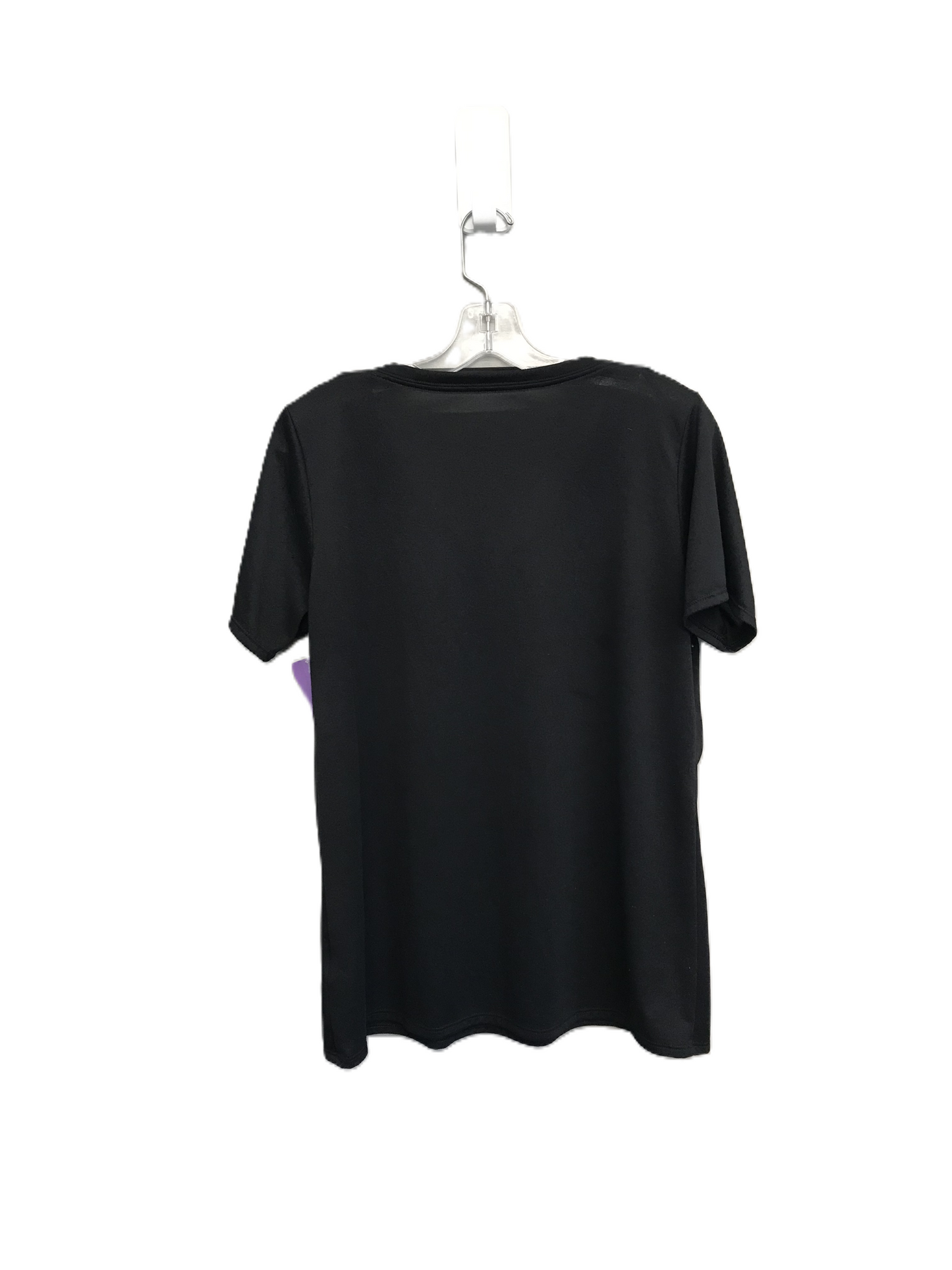 Black Athletic Top Short Sleeve By Nike Apparel, Size: Xl