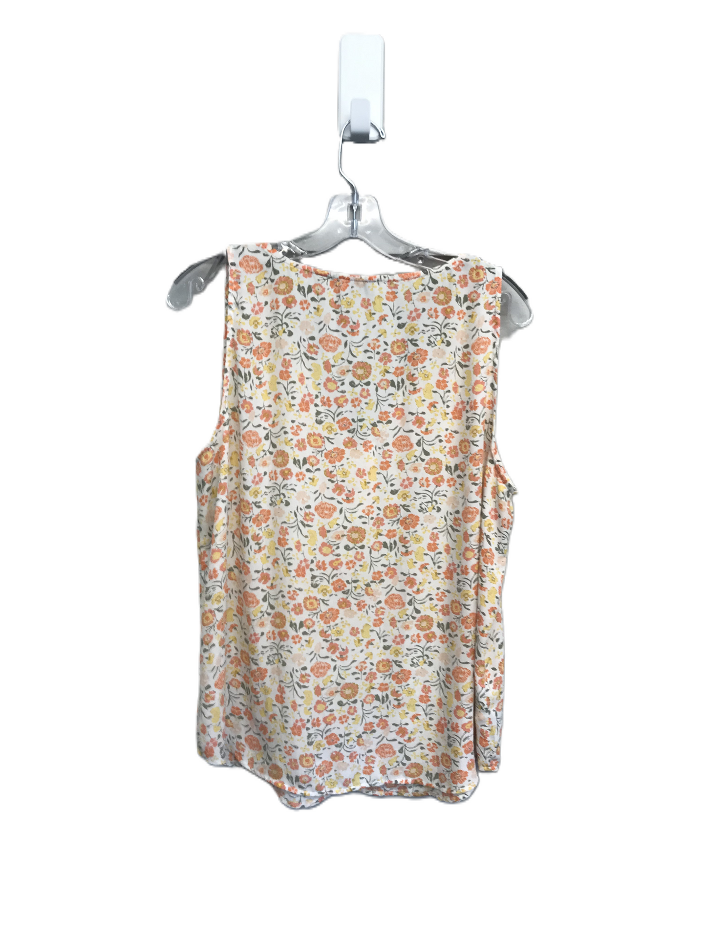 Peach Top Sleeveless By Loft, Size: L