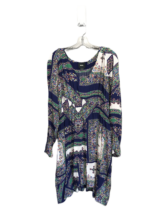 Multi-colored Dress Casual Midi By Maeve, Size: Xl