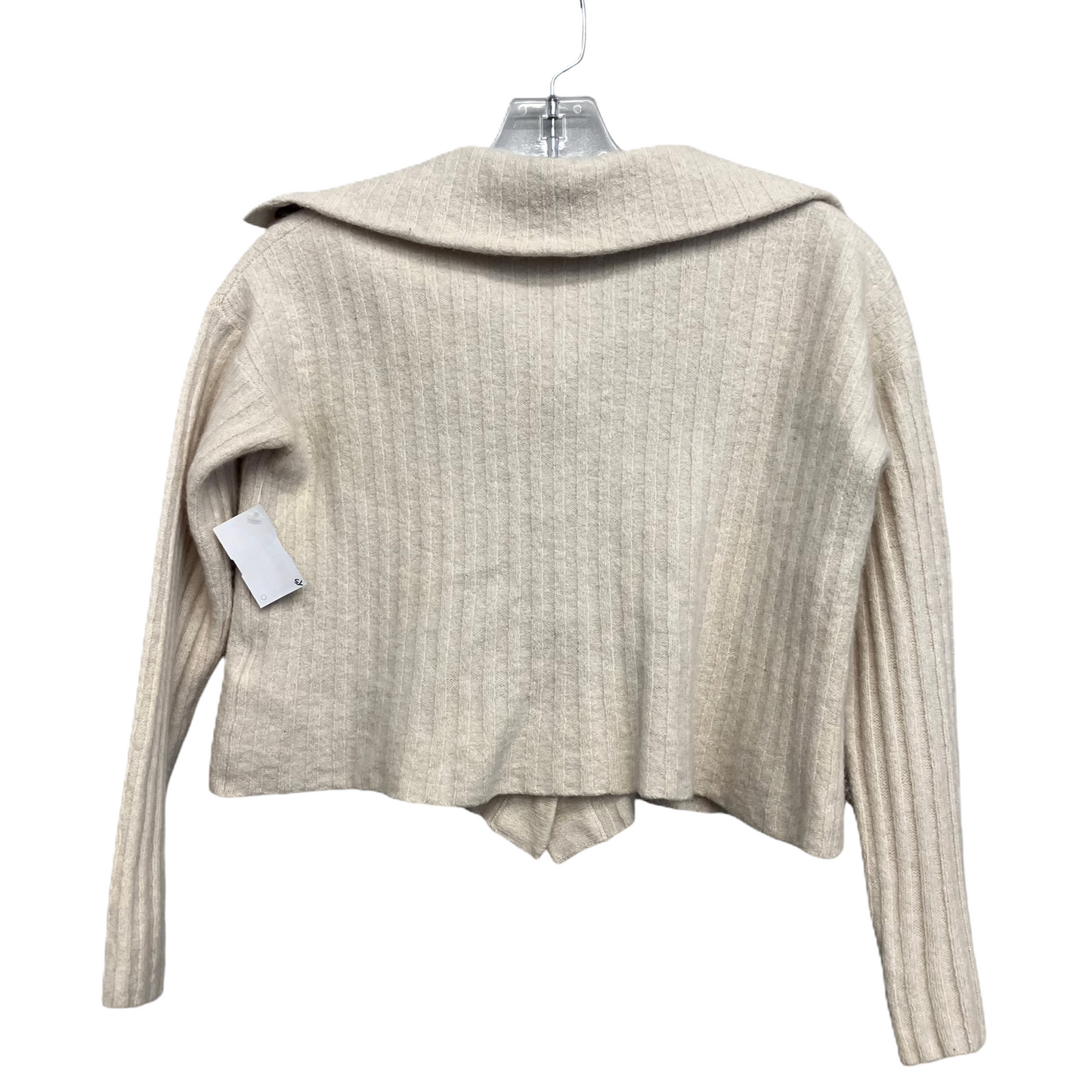 Sweater Cardigan By Madewell In Cream, Size: M