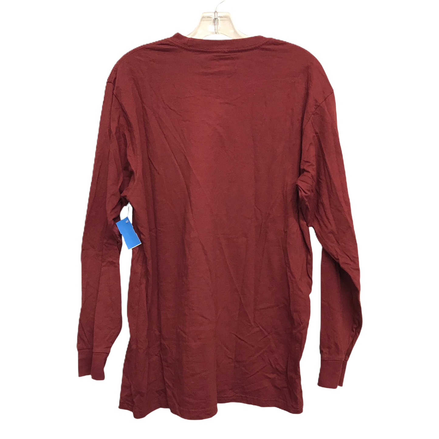 Top Long Sleeve Basic In Red, Size: L