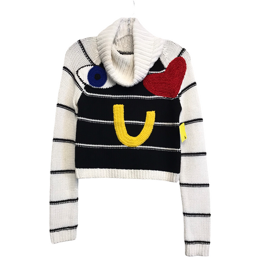 Sweater Designer By Alice + Olivia In Multi-colored, Size: Xs