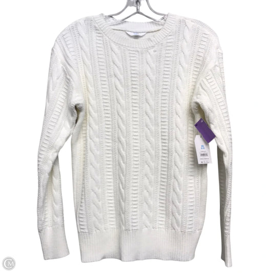 Sweater By Time And Tru In Cream, Size: Xs