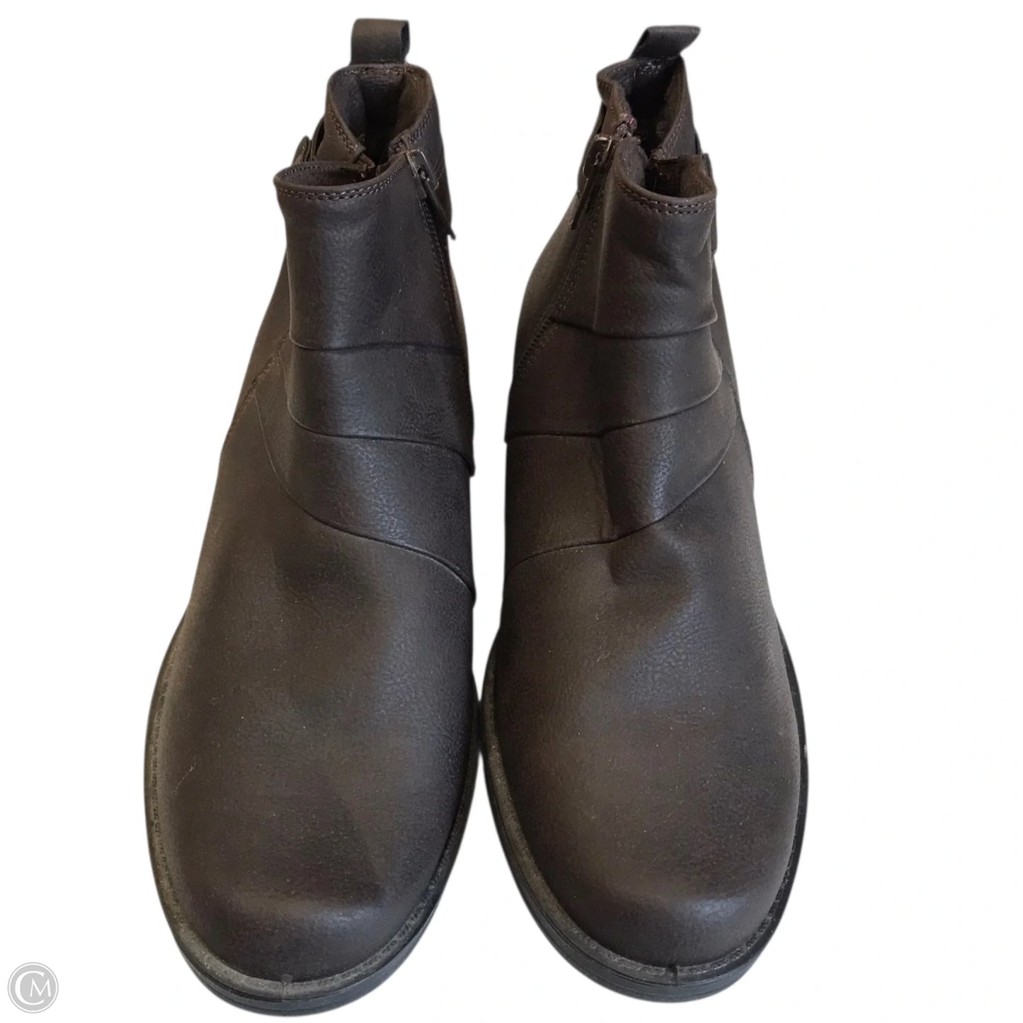 Boots Ankle Flats By Easy Street In Brown, Size: 7.5