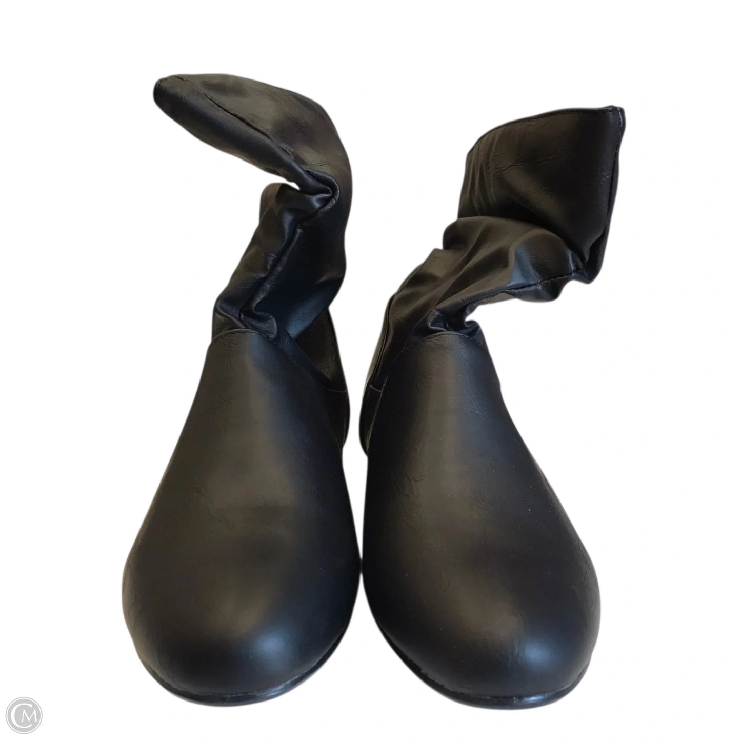 Boots Ankle Flats In Black, Size: 11.5