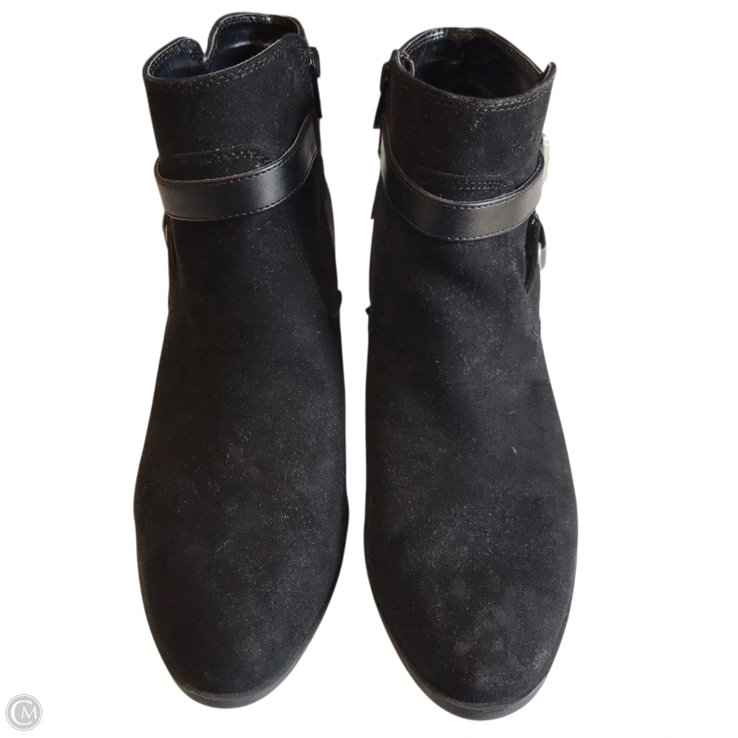 Boots Ankle Heels By Unisa In Black, Size: 8.5