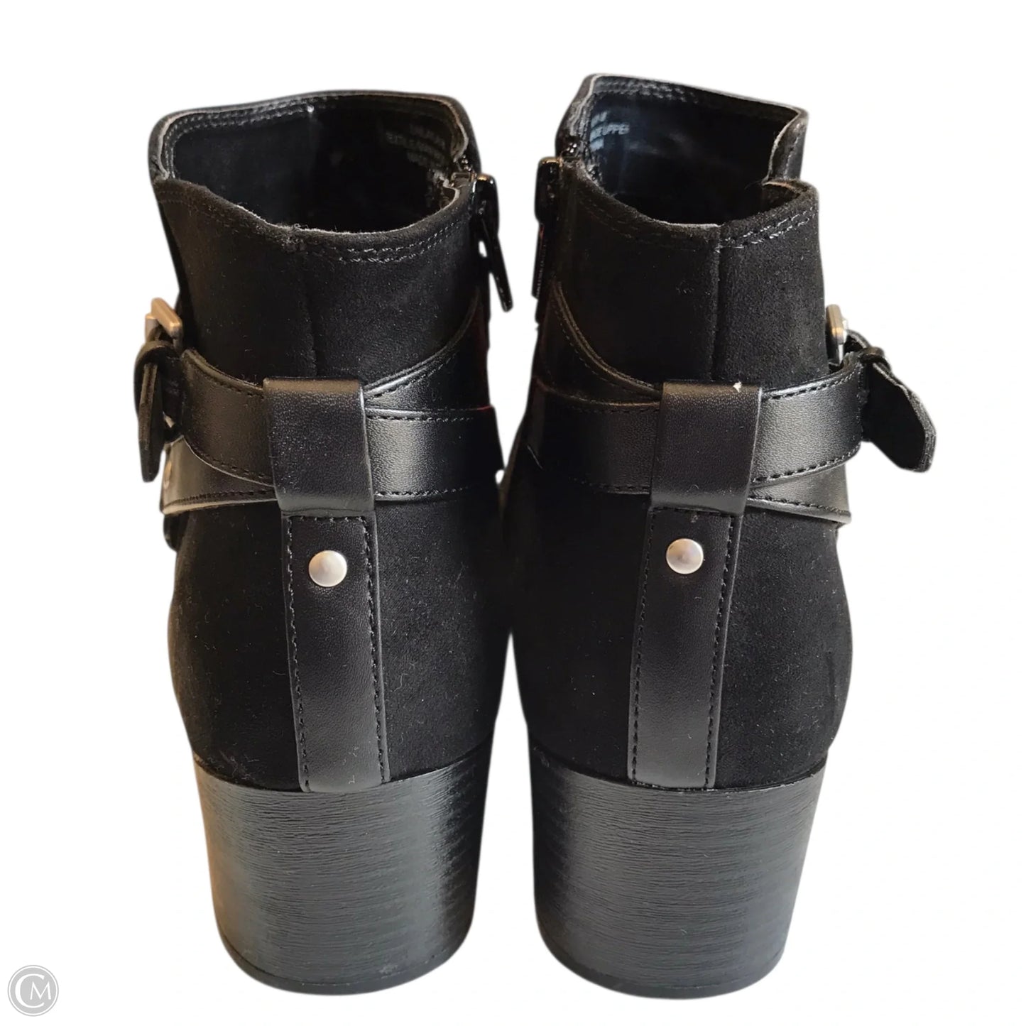 Boots Ankle Heels By Unisa In Black, Size: 8.5