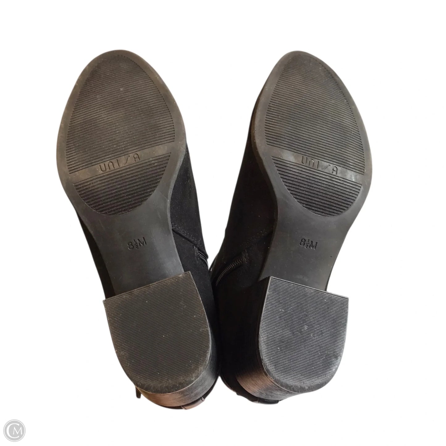 Boots Ankle Heels By Unisa In Black, Size: 8.5