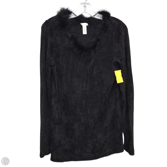 Sweater By Chicos In Black, Size: M