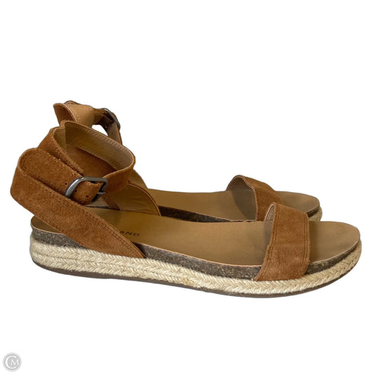 Sandals Flats By Lucky Brand In Brown, Size: 9