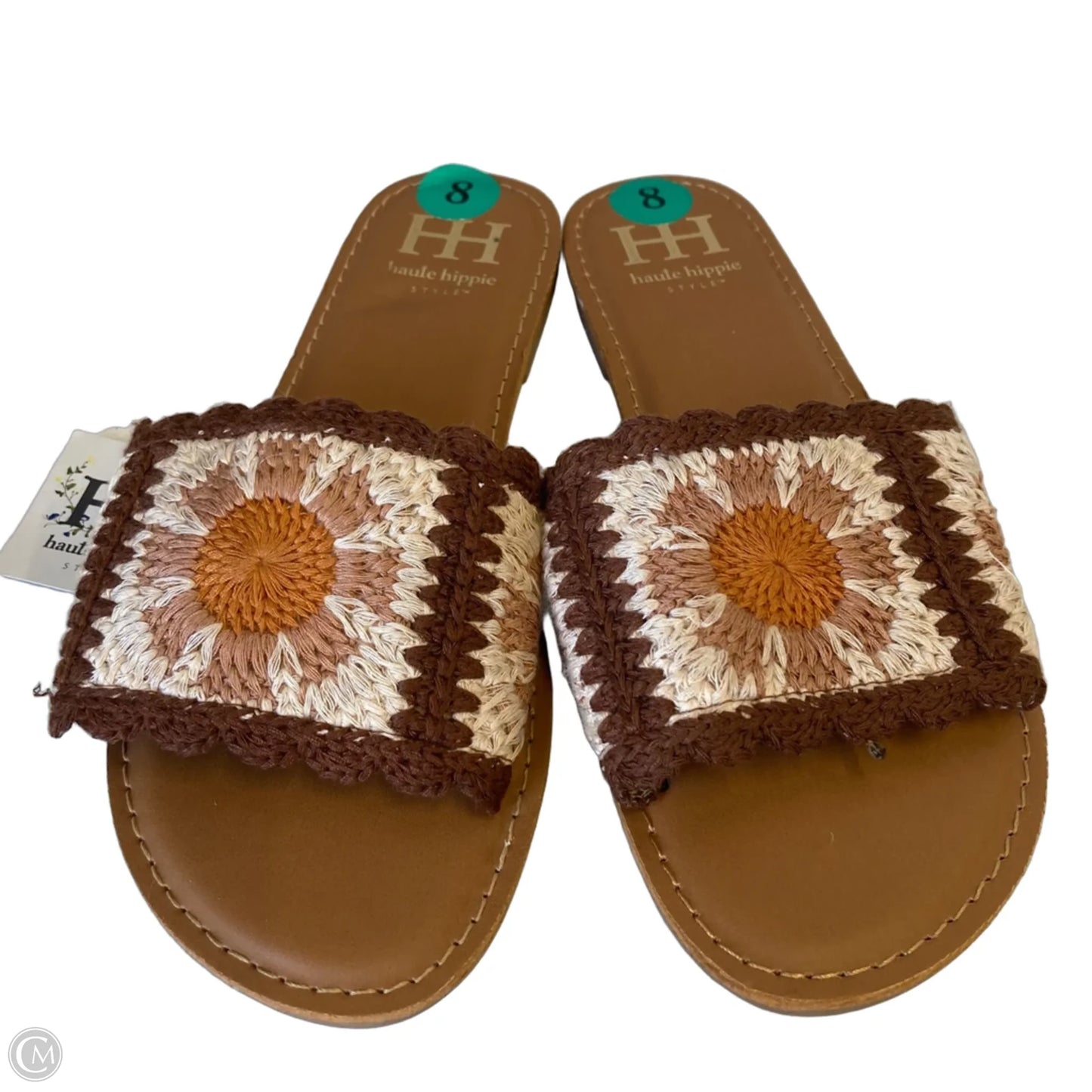 Sandals Flats By Haute Hippie In Brown, Size: 8
