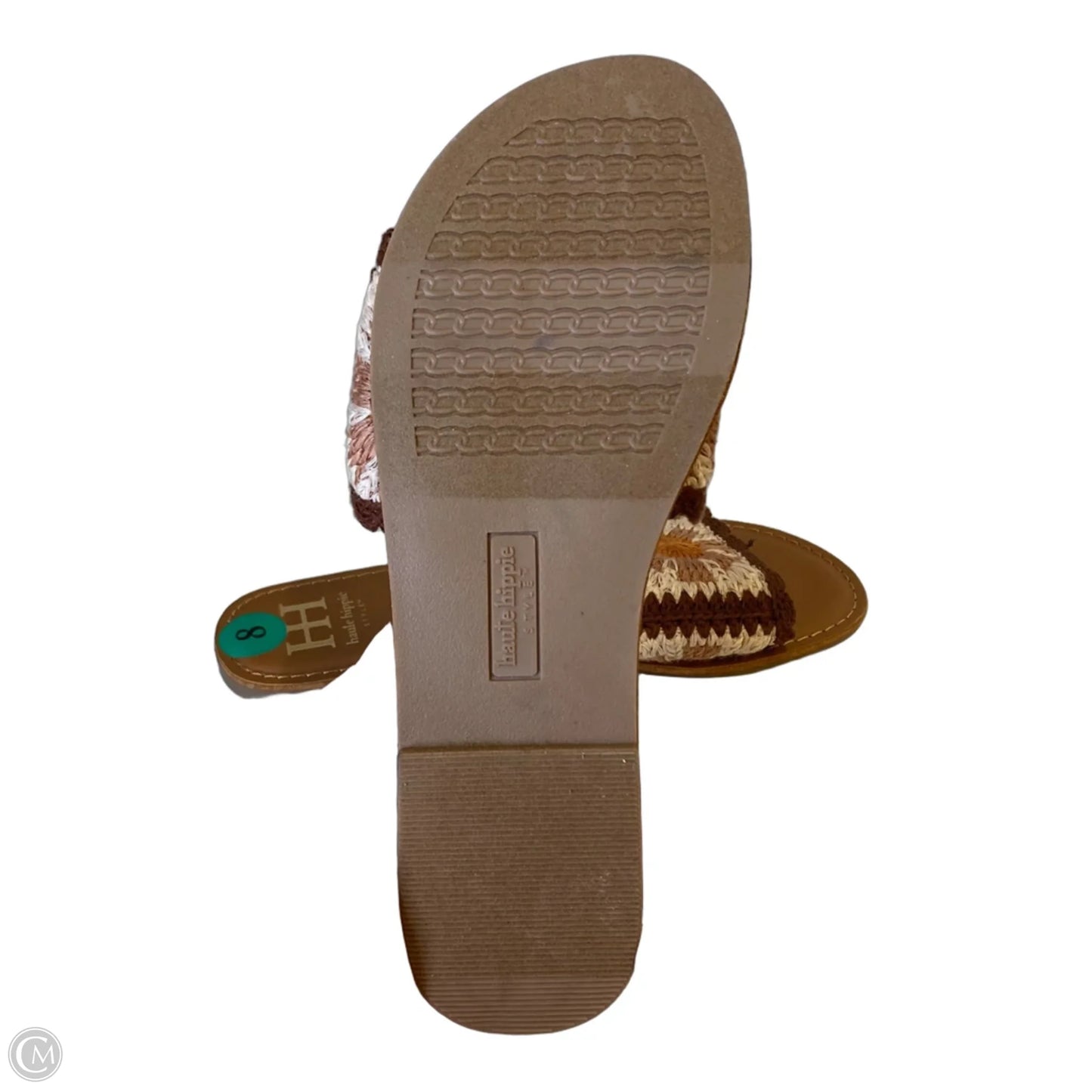 Sandals Flats By Haute Hippie In Brown, Size: 8