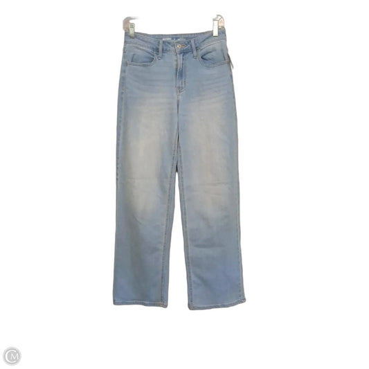 Jeans Wide Leg By Old Navy In Blue Denim, Size: 4