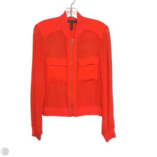 Top Long Sleeve By Bcbgmaxazria In Red, Size: S