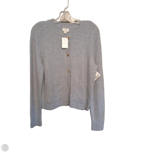 Sweater Cardigan By J. Crew In Blue, Size: M