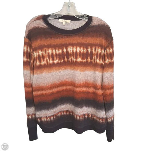 Top Long Sleeve  In Multi-colored, Size: M