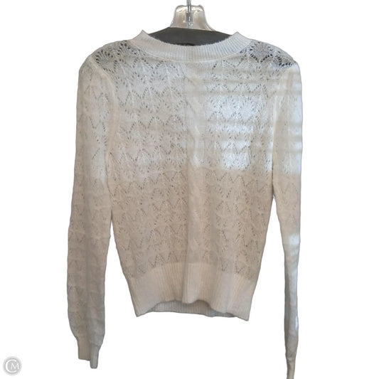 Sweater By White House Black Market In White, Size: S