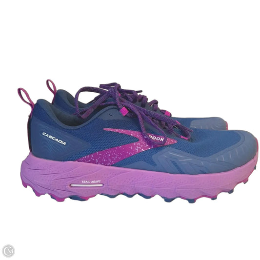 Shoes Athletic By Brooks In Blue & Purple, Size: 9