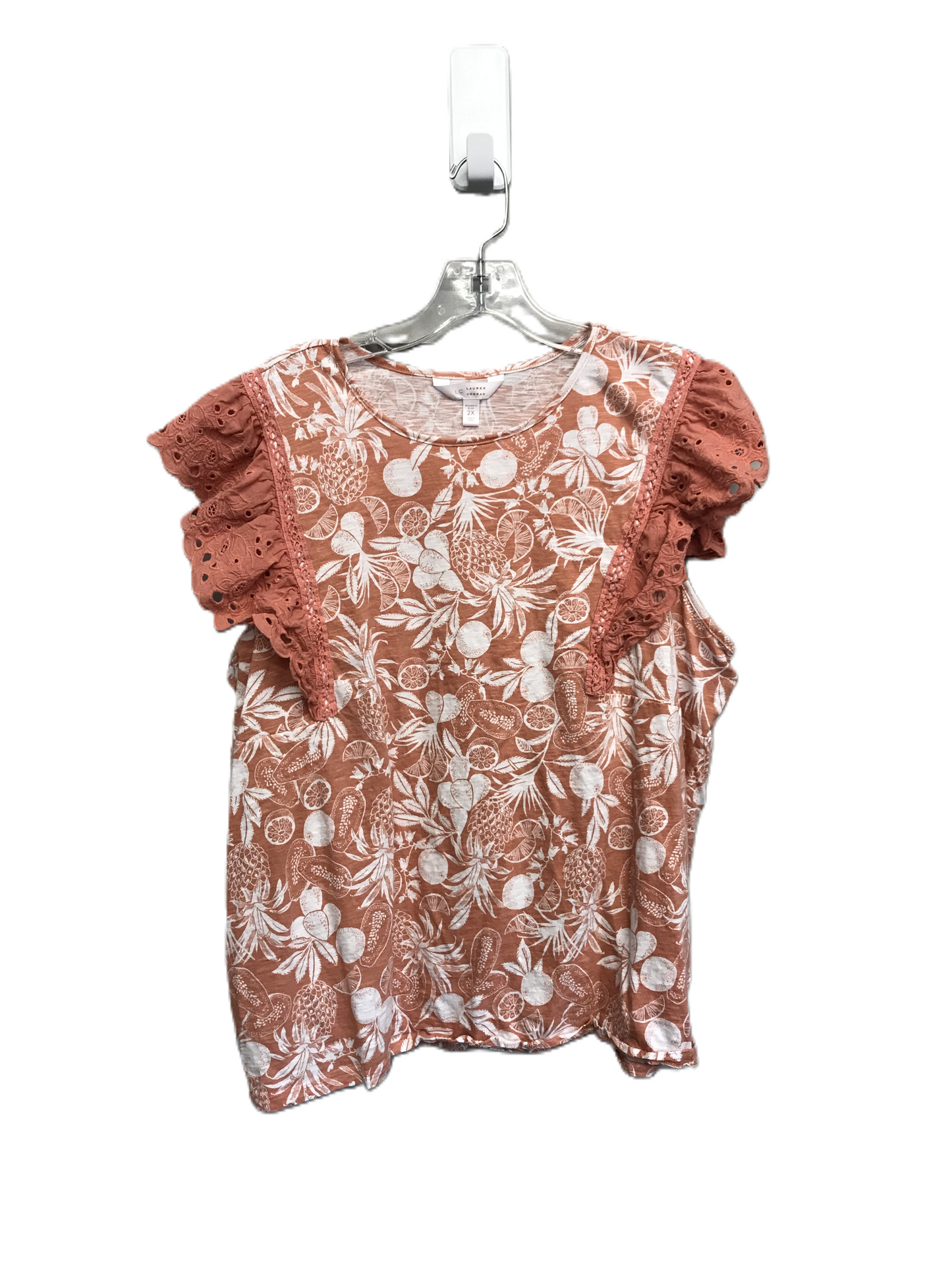 Top Short Sleeve Basic By Lc Lauren Conrad  Size: 2x