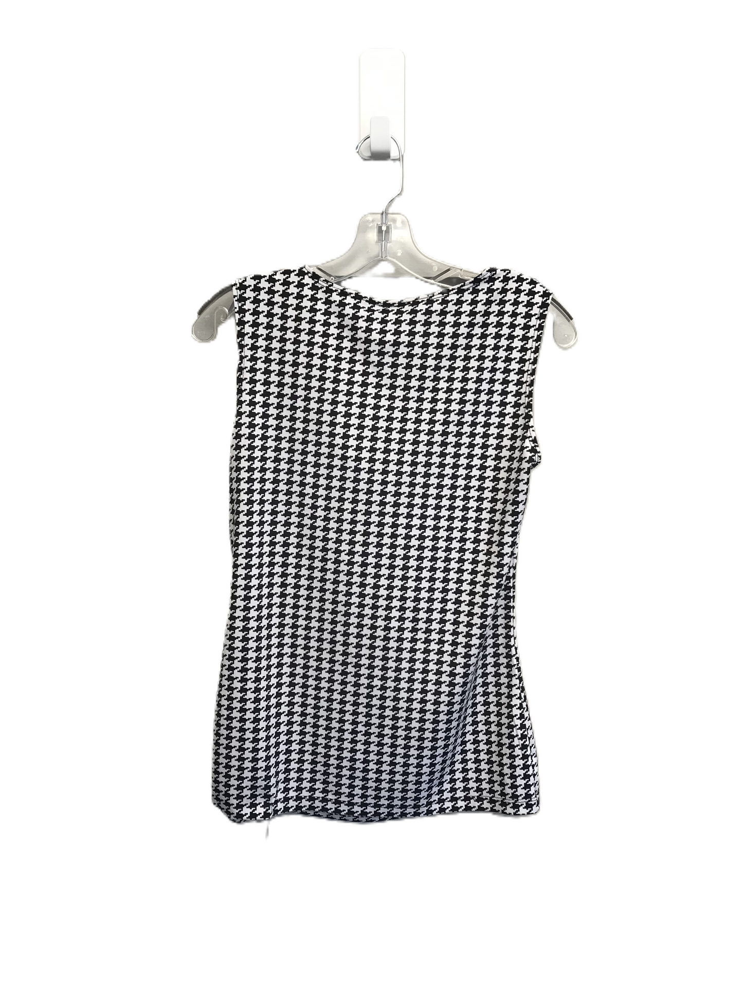 Black & White Top Sleeveless By Harve Bernard, Size: M