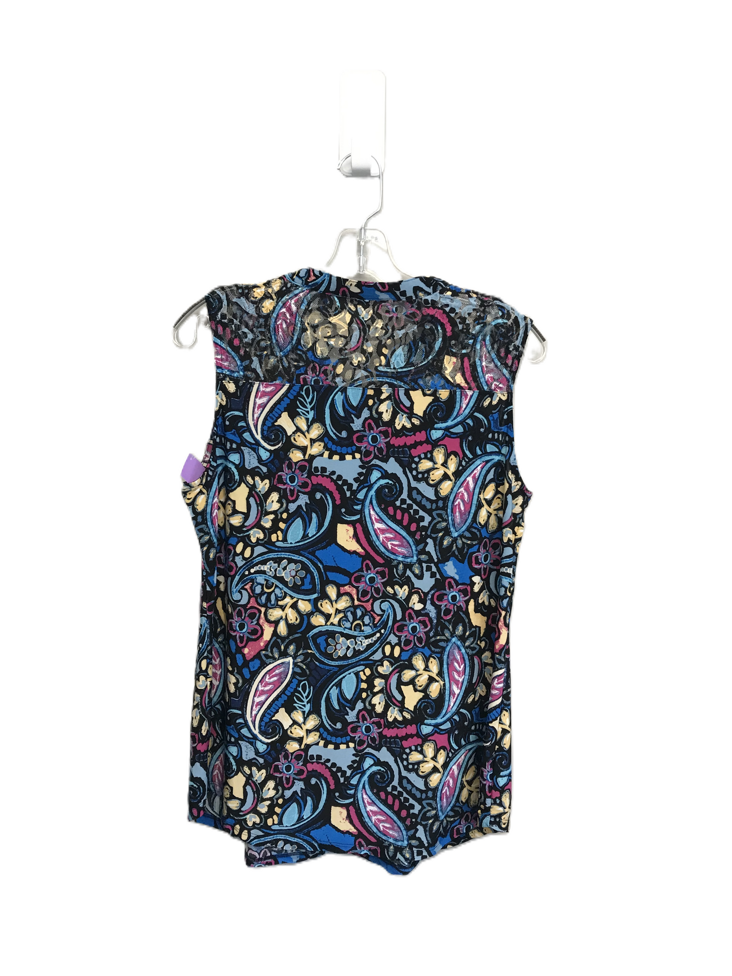 Multi-colored Top Sleeveless By Ava & Grace Size: M