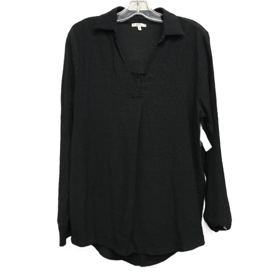 Top Long Sleeve By Jodifl In Black, Size: M