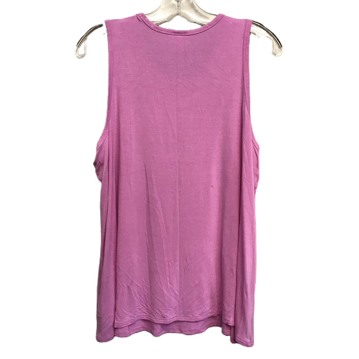 Purple Top Sleeveless Basic By Old Navy, Size: L