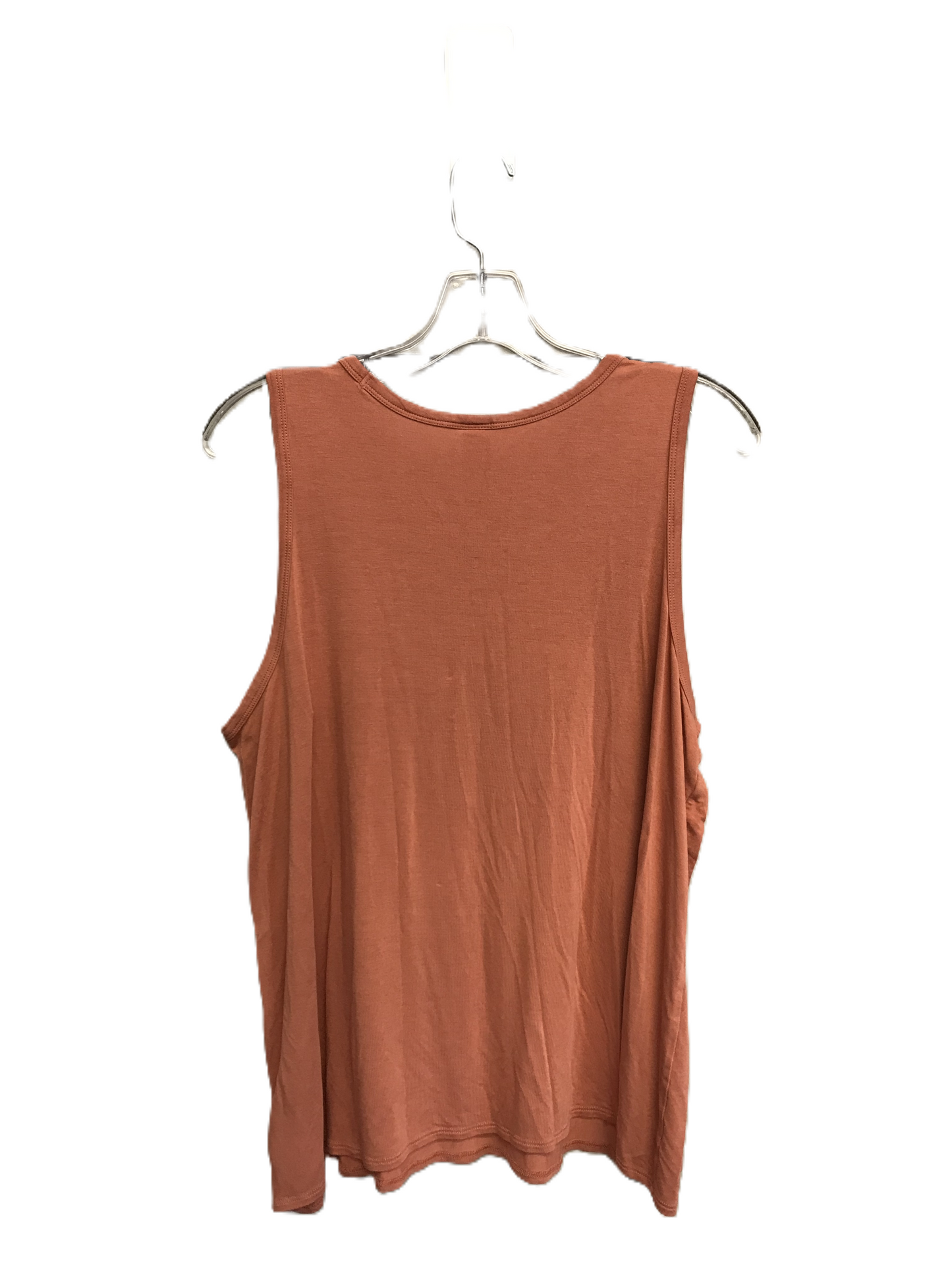 Orange Top Sleeveless Basic By Old Navy, Size: L