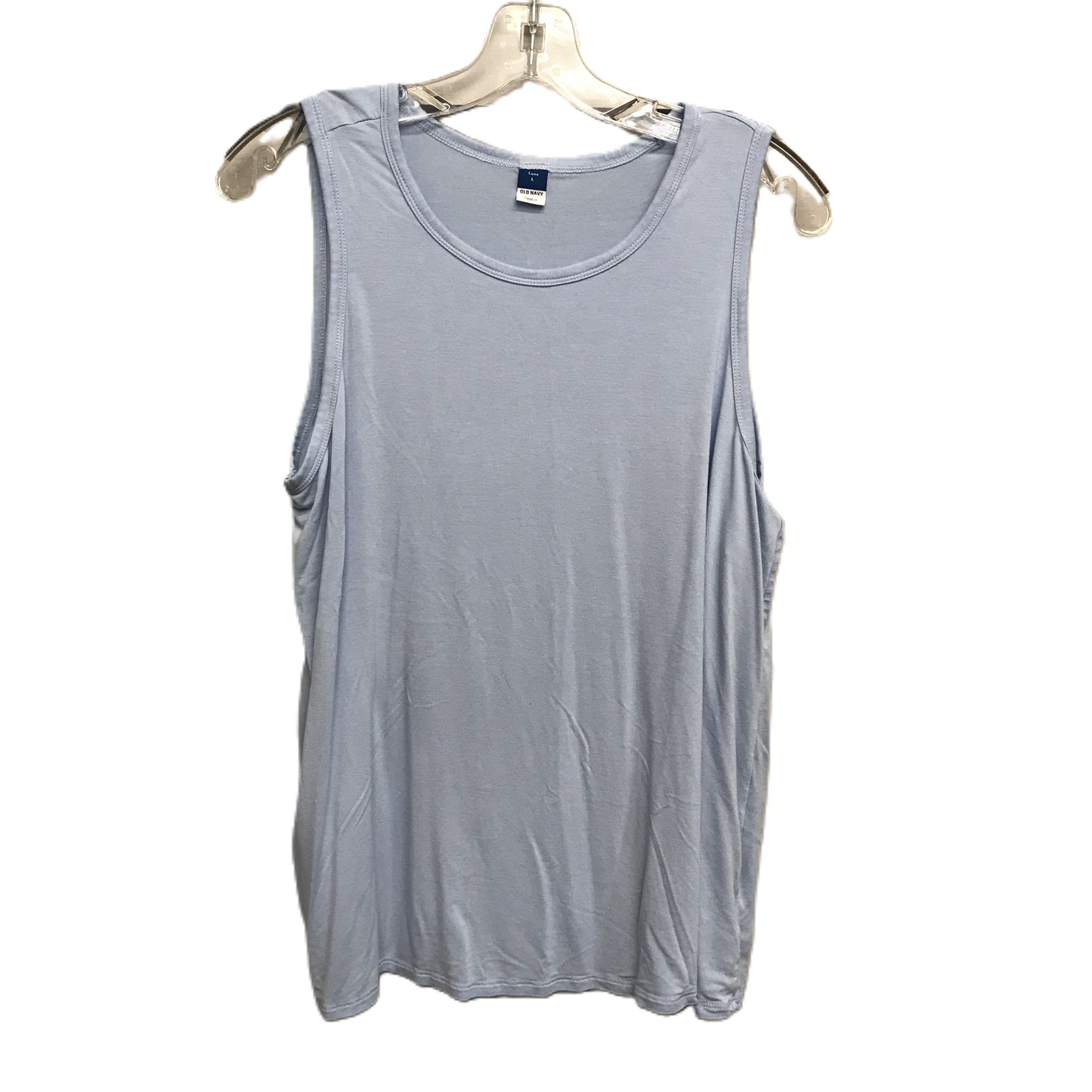 Blue Top Sleeveless Basic By Old Navy, Size: L