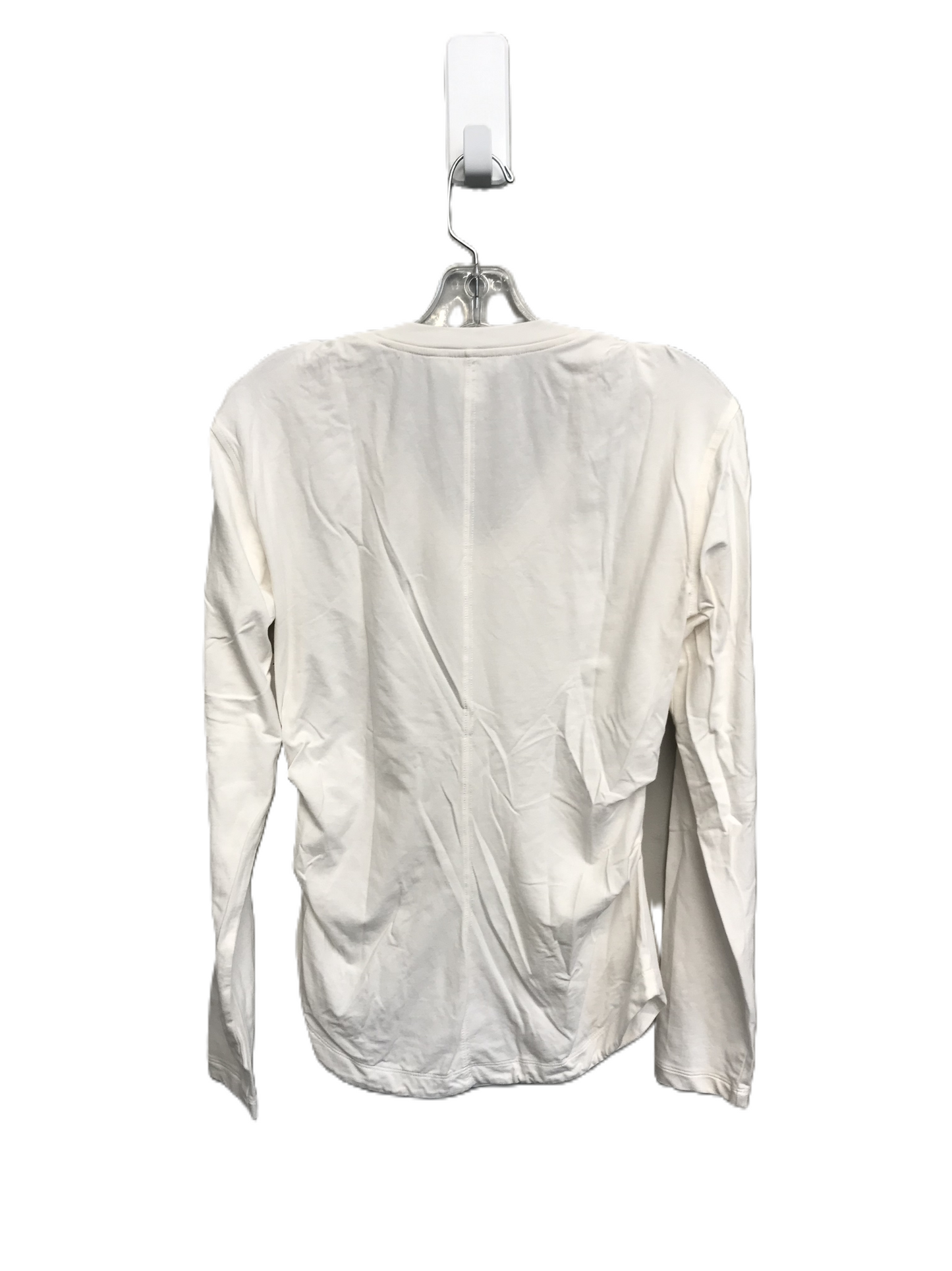 White Top Long Sleeve By Athleta, Size: Xs