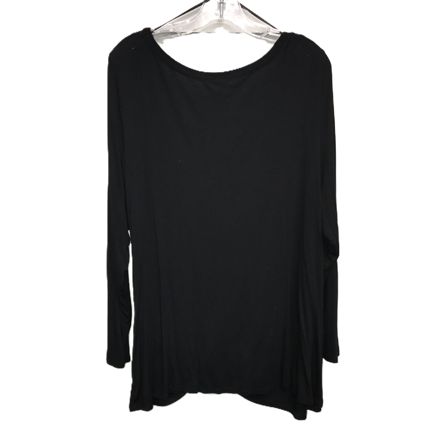 Top Long Sleeve By Melrose And Market In Black, Size: 3x