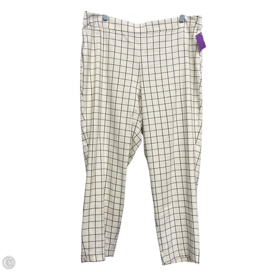 Pants Dress By Jones New York In Black & Cream, Size: 20