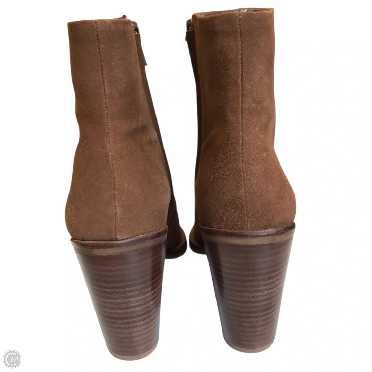 Boots Ankle Heels By Gianni Bini In Brown, Size: 8