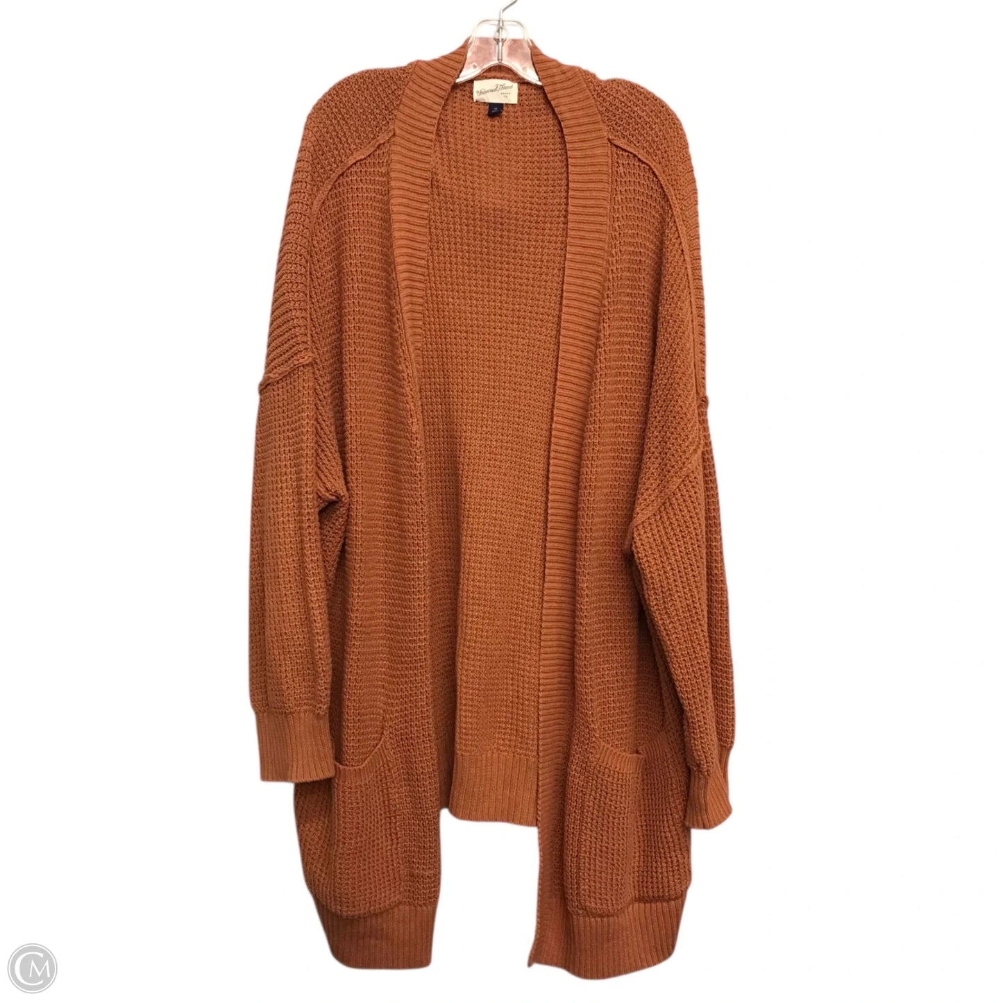Sweater Cardigan By Universal Thread In Copper, Size: 3x