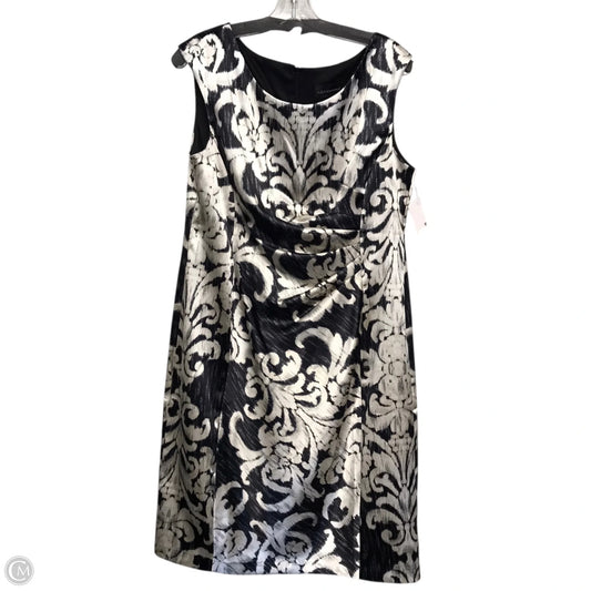 Dress Party Short By Connected Apparel In Black & White, Size: Xl