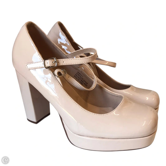 Shoes Heels Block By Chase & Chloe In Beige, Size: 10