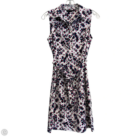 Dress Casual Short By Banana Republic In Blue & White, Size: Xs