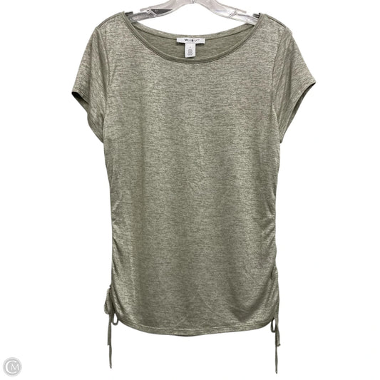 Top Short Sleeve By White House Black Market In Green, Size: L