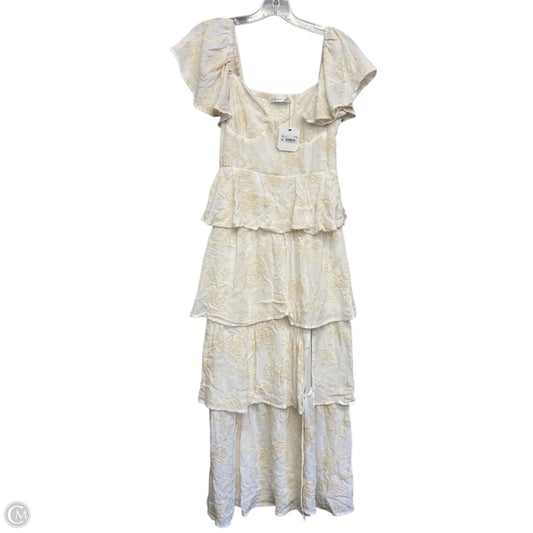Dress Party Long By Altard State In Cream, Size: M