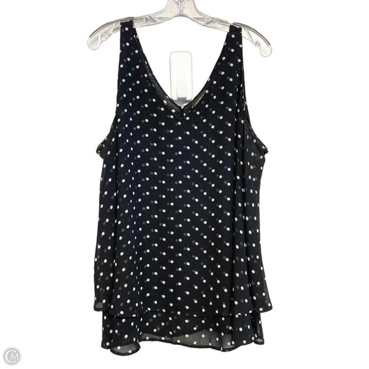 Top Sleeveless By Lane Bryant In Black & White, Size: 2x
