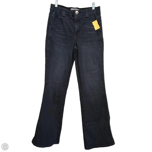 Jeans Boot Cut By Wit & Wisdom In Blue Denim, Size: 4