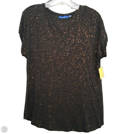 Top Sleeveless Basic By Apt 9 In Black & Gold, Size: Mp
