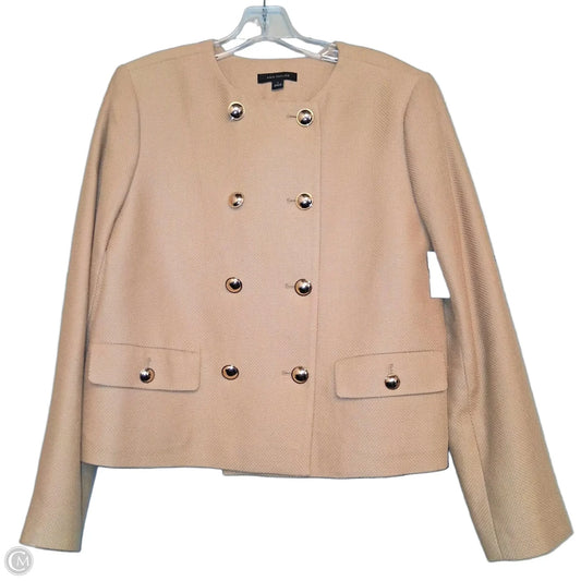 Blazer By Ann Taylor In Tan, Size: S