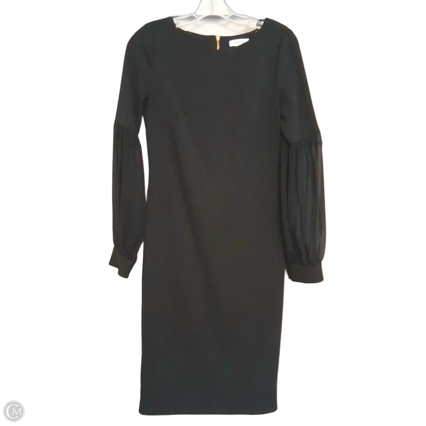 Dress Work By Calvin Klein In Black, Size: S