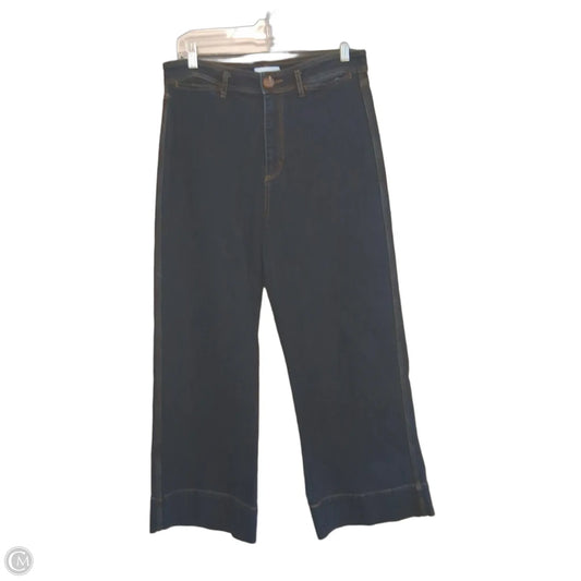 Jeans Wide Leg By Loft In Blue Denim, Size: 8